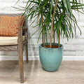 Procida Planter - Milk Blue - 15-inches - Hicks Nurseries