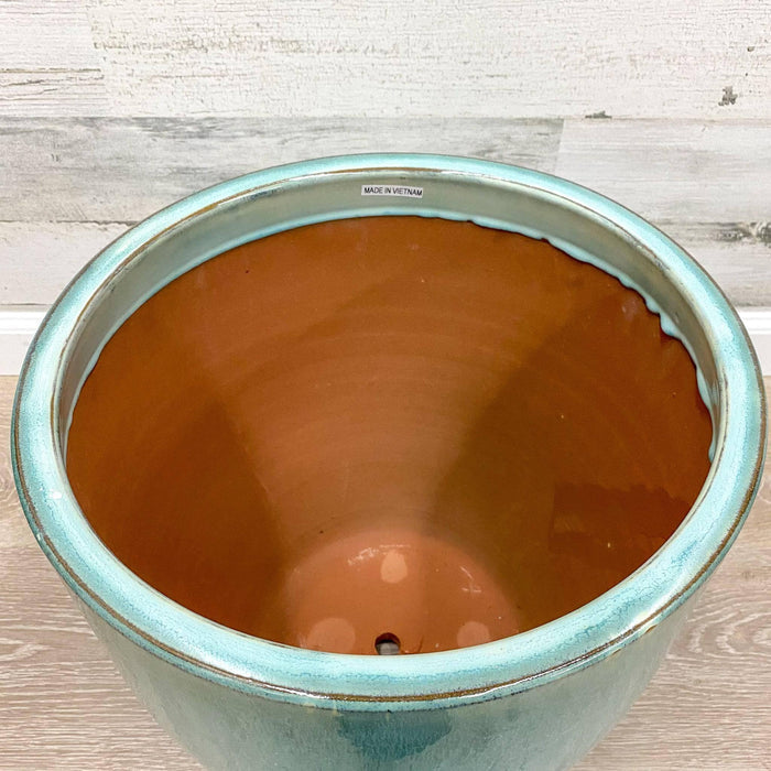 Procida Planter - Milk Blue - 15-inches - Hicks Nurseries