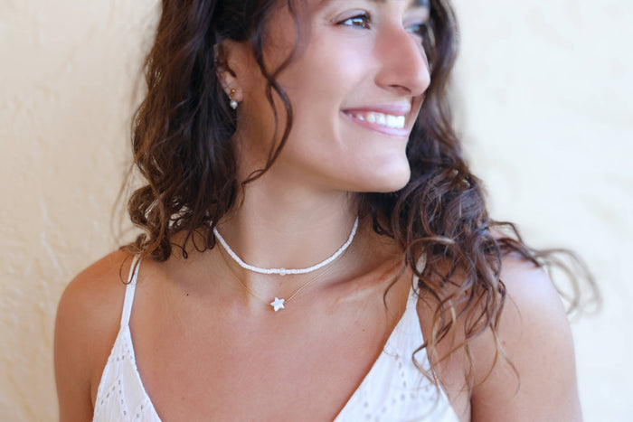 Puka Shell Hundred Summer Choker Necklace