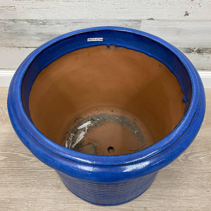 Punchcard Planter - Blue - 16-inches - Hicks Nurseries