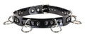 PVC Vinyl Silver Ring Bondage Belt Wide Belt Genuine Leather