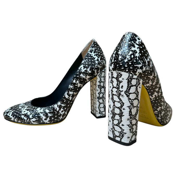 Python Embossed Heels - 7