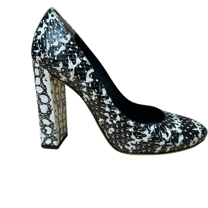Python Embossed Heels - 7