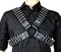 Real Bullet Leather Harness Nickel Shell Nickel Tips  .223 Bullet
