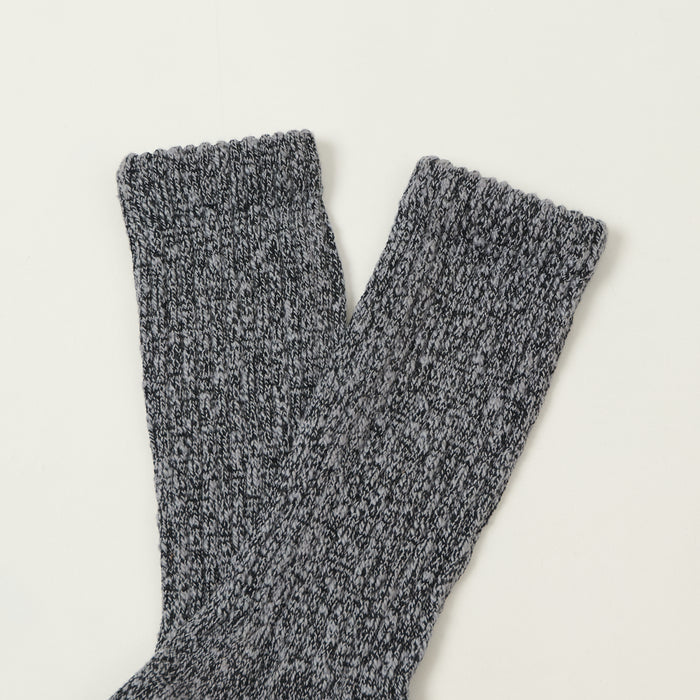 Red Wing Cotton Ragg Crew Sock - Black/Grey