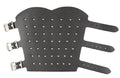 Rivet Hole Plain Leather Gauntlet