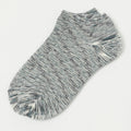 RoToTo Washi Pile Short Sock - Kasuri Rocks