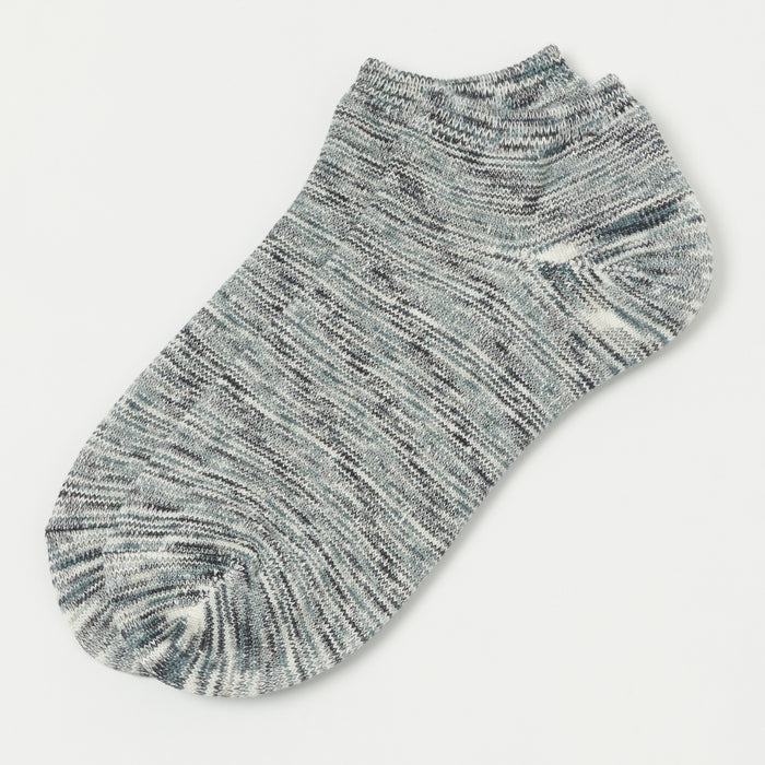 RoToTo Washi Pile Short Sock - Kasuri Rocks