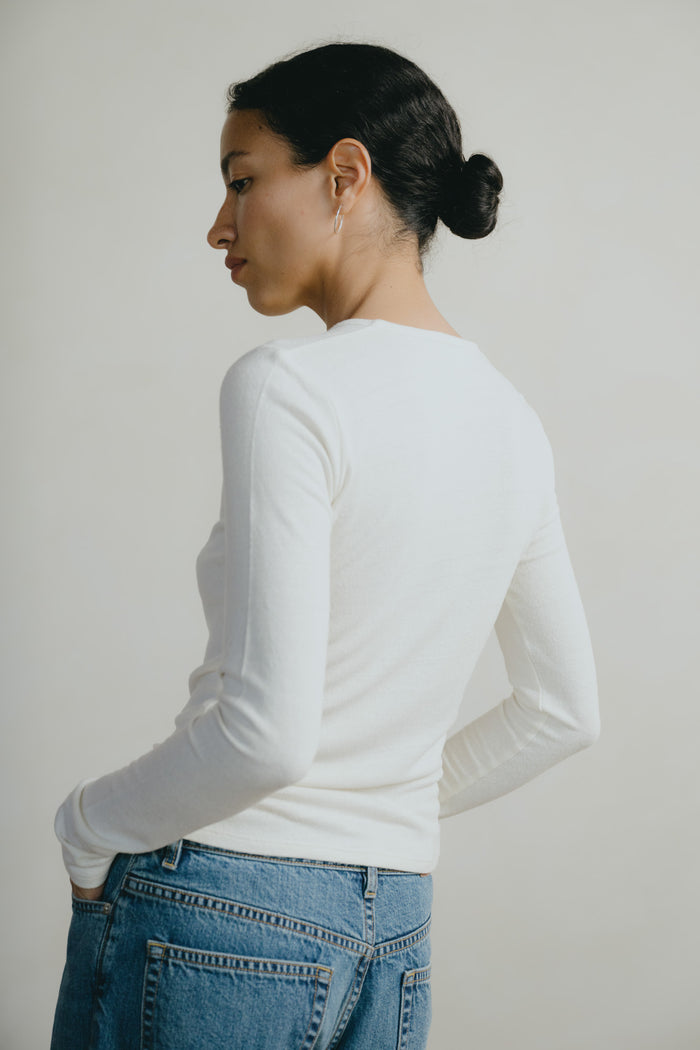 Ryan Cardi, Regen Silk Noil Jersey, Natural