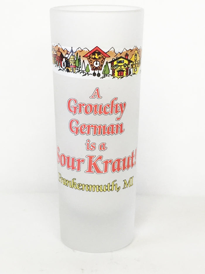 S-221F - Frosted Glass Grouchy German Shooter