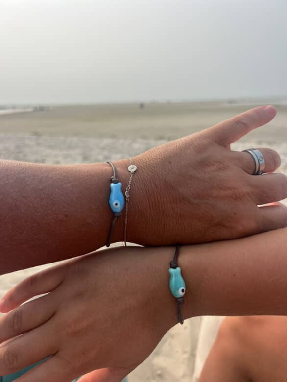 Sardine Fish Bracelet: Yellow / 6.5"