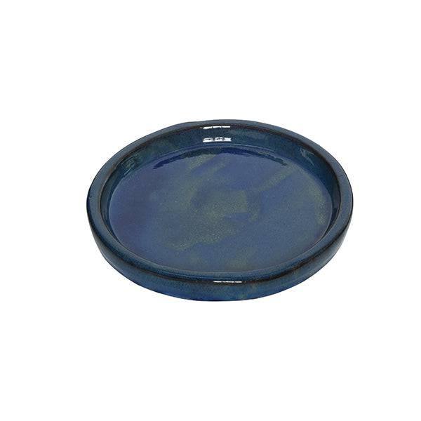 Saucer - Luca - Blue - 10-inch - Hicks Nurseries