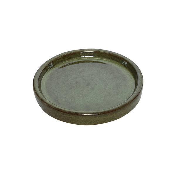 Saucer - Matteo - Green - 10-inch - Hicks Nurseries