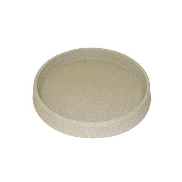 Saucer - Round - Sandstone - 16-inch - Hicks Nurseries