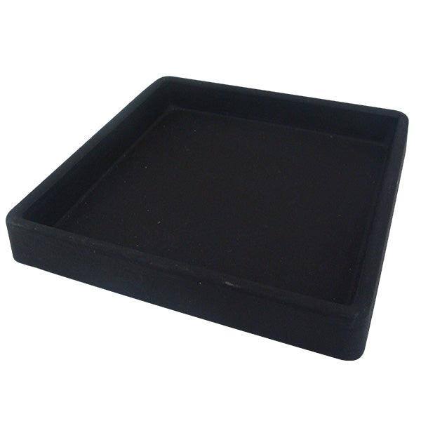 Saucer - Square - Black - 15-inch - Hicks Nurseries