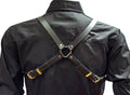 Skinny Buckle Bulldog Harness Genuine Leather