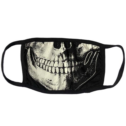 Skull Death White Face Mask fabric face covering mask