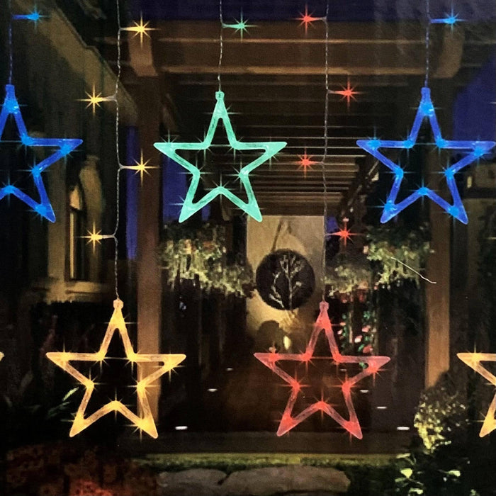 Star Icicle LED 10 ct. Light Set Multi-Colored - Hicks Nurseries