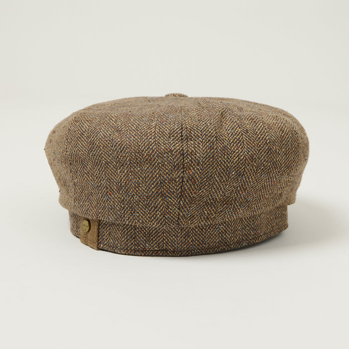 Stetson Silk Herringbone Hatteras - Brown Melange