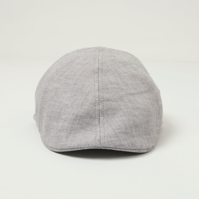 Stetson 'Texas' Just Linen Flat Cap - Grey