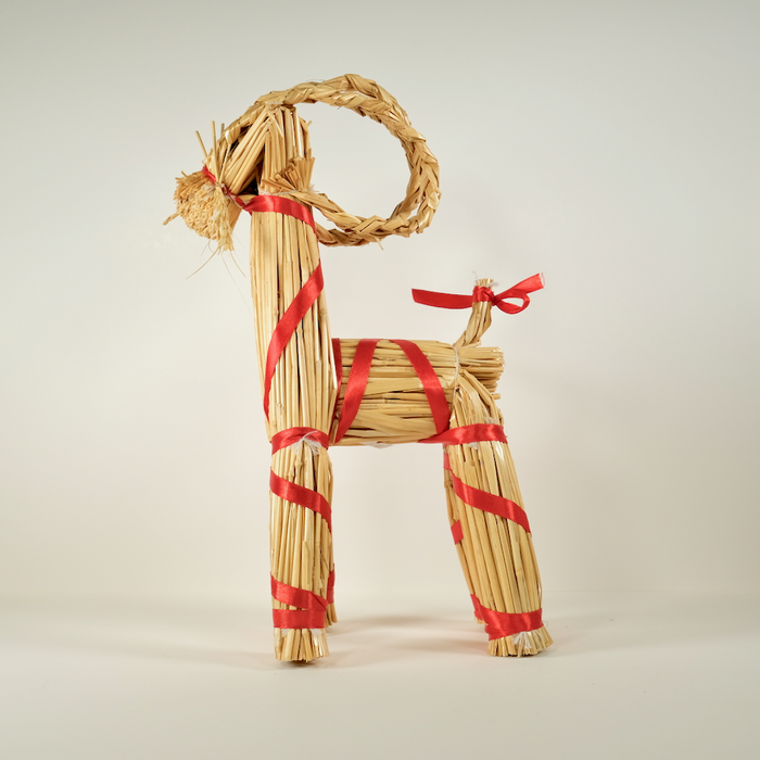 Straw Goat, 12"