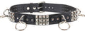 Studded Bondage Belt Large Rings Genuine Leather