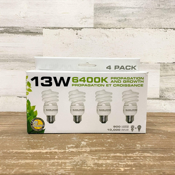 SunBlaster - Grolight - 13W 6400K- 4pk. - Hicks Nurseries