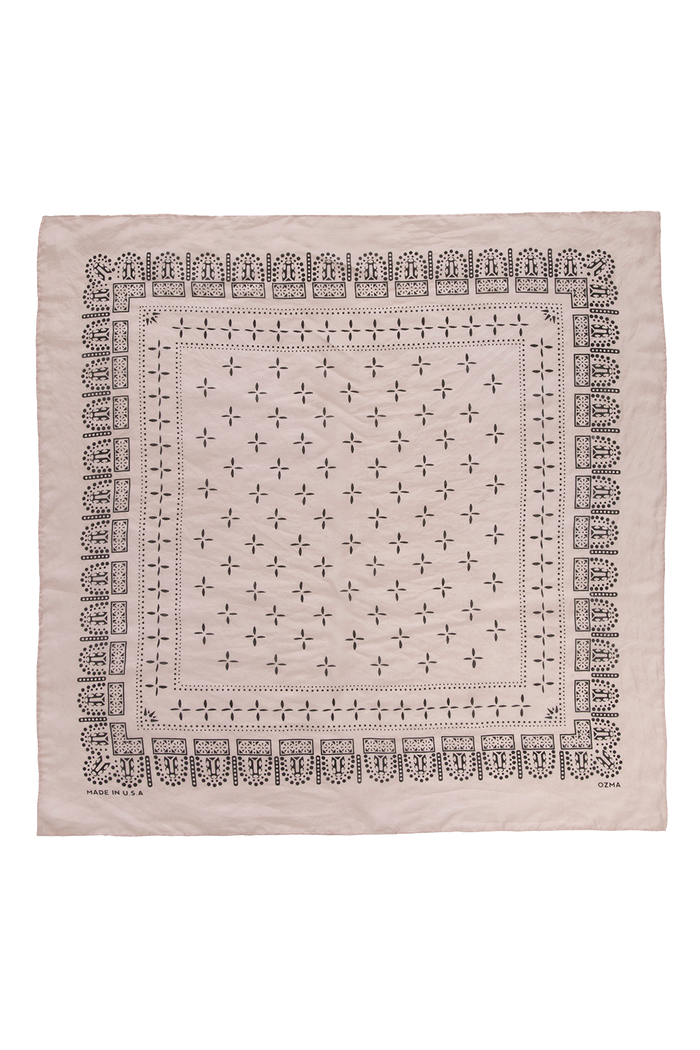 The OZMA Sisterhood Bandana, Regen Silk, Blush