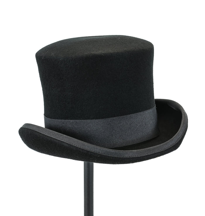 Top Hat Wool Felt Victorian Style Conch Mad Hatter Theater Rental Quality