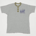 TOYS McCOY 'AAF' Military Union Henley - Grey/Army