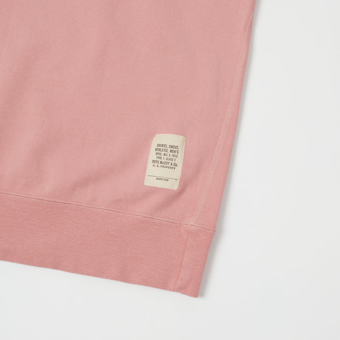 TOYS McCOY Short Sleeve Military Sweatshirt - Smoky Pink