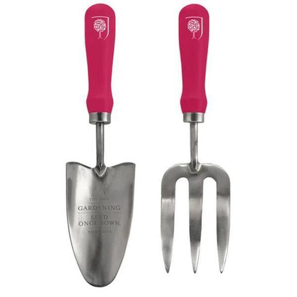 Trowel & Fork Gift Set - British Bloom - Hicks Nurseries