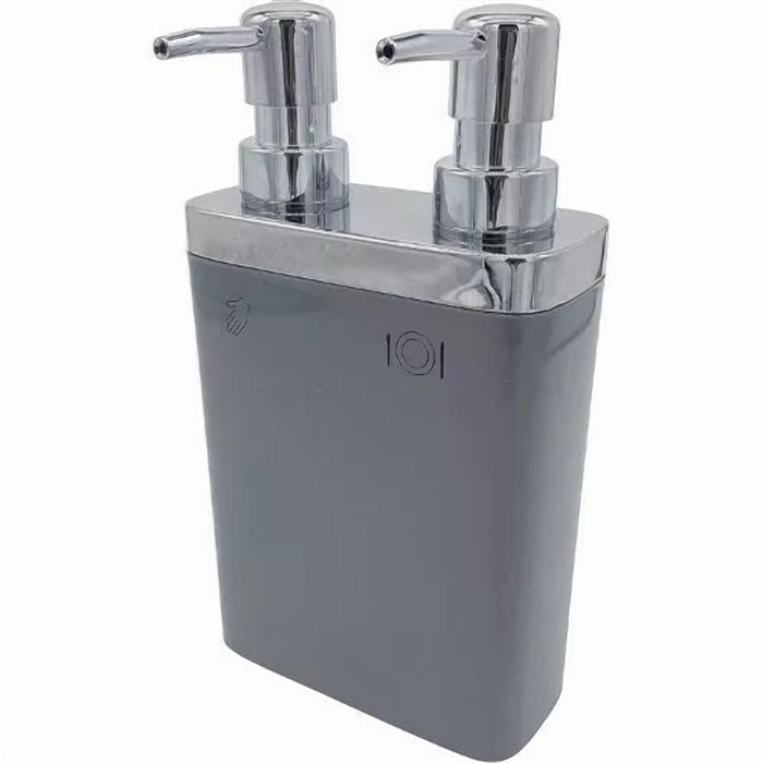 Two Chamber Wall Soap Dispenser, 500 ml and 300 ml Pumps