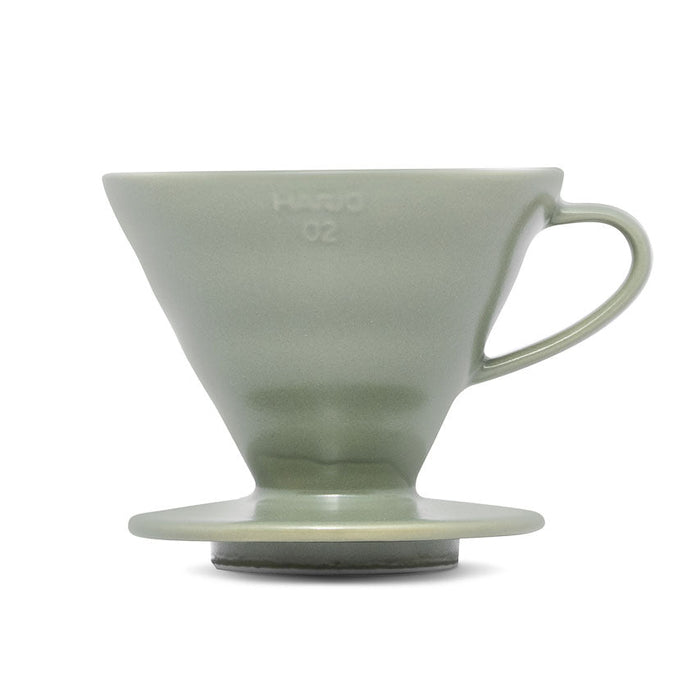V60 Ceramic Coffee Dripper 02 - Oil Green
