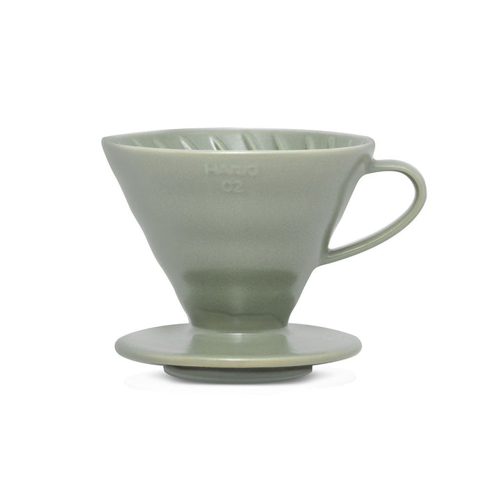 V60 Ceramic Coffee Dripper 02 - Oil Green