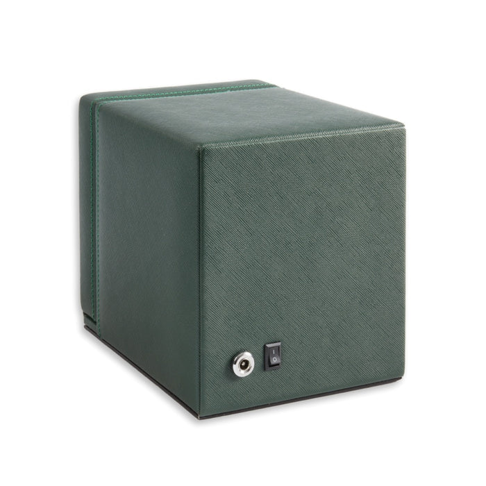 Vita Single Watch Winder in Hunter Green Epi Leather