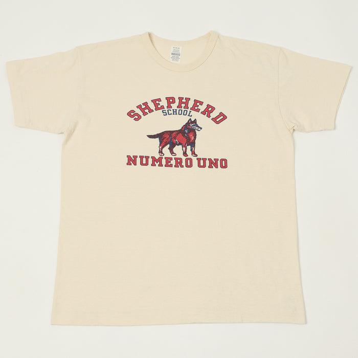 Warehouse & Co 4064 'Shepherd' T-Shirt - Cream