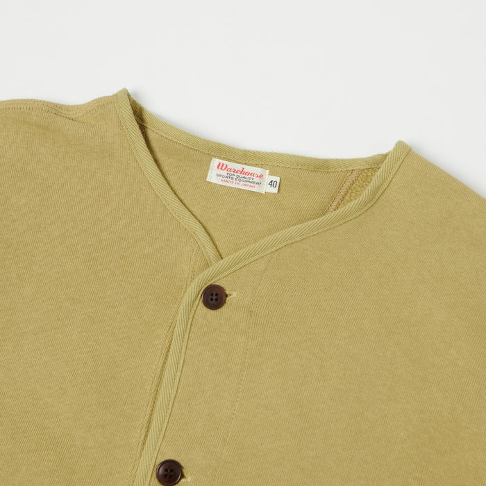Warehouse & Co 456 U.S. Navy Cardigan Sweatshirt - Dark Beige