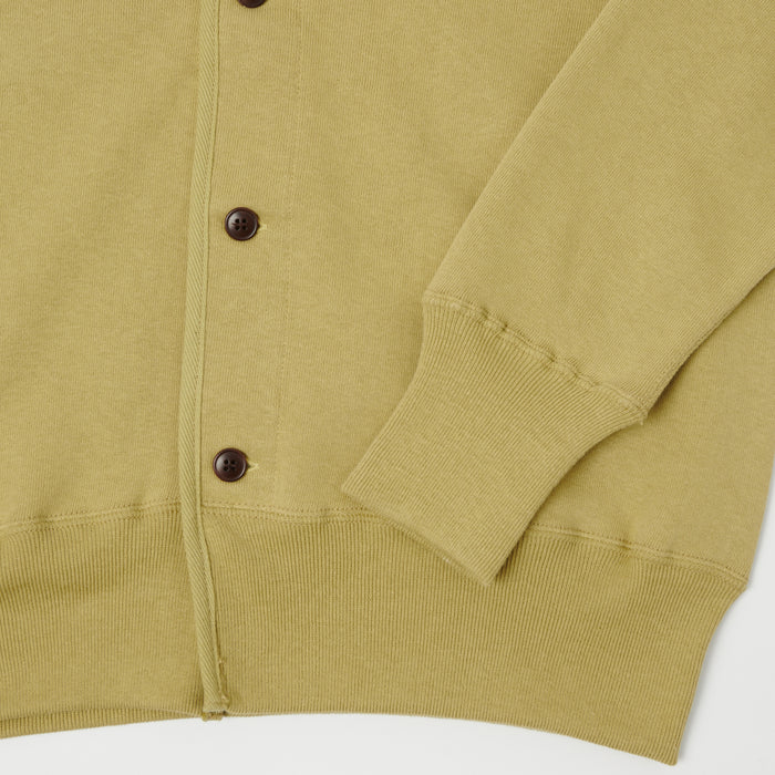 Warehouse & Co 456 U.S. Navy Cardigan Sweatshirt - Dark Beige