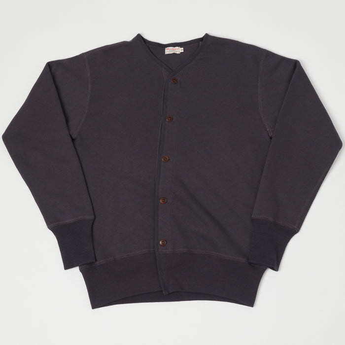 Warehouse & Co 456 U.S. Navy Cardigan Sweatshirt - Dark Navy