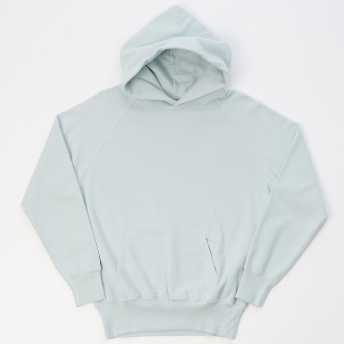 Warehouse & Co 462 Raglan Sleeve Hooded Sweatshirt - Sax Blue