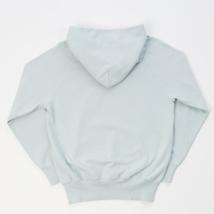 Warehouse & Co 462 Raglan Sleeve Hooded Sweatshirt - Sax Blue