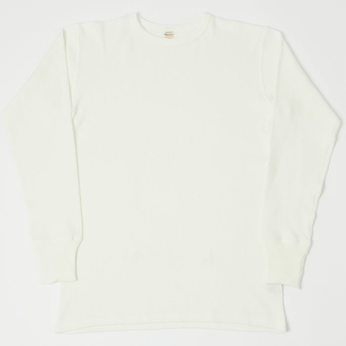 Warehouse & Co 5903 Waffle Knit Thermal T-Shirt - Natural