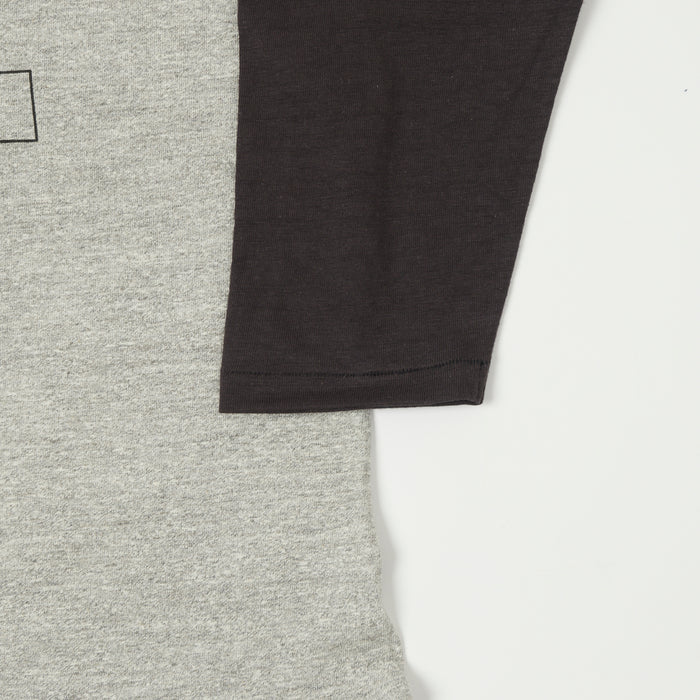 Warehouse & Co 'Black River Tigers' 4800 Baseball T-Shirt - Heather Grey/Sumikuro
