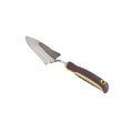 The Wilson & Ross - Transplanter by All Delivery Options features a pointed stainless steel blade and a black-and-yellow ergonomic handle, ideal for gardening or transplanting, displayed on a white background.