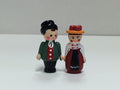 Wooden Man & Woman Dancers (Pair)