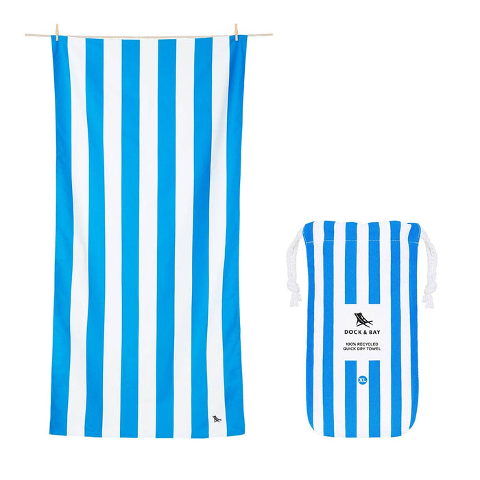 XL Quick Dry Towels - Bondi Blue