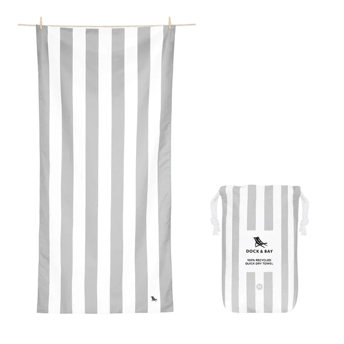 XL Quick Dry Towels - Goa Grey