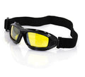 Yellow Lens Aviator Goggles Glasses Vintage Victorian Welding Cosplay Goth Punk Costume